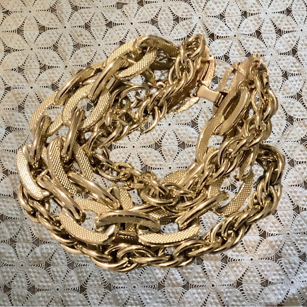 Gold Color Link Bracelet